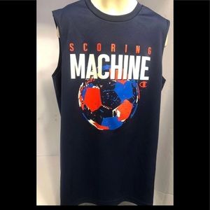 Champion Blue Tank top boys  Large gently used great condition